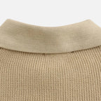Solènne | Men’s Cotton Half-Zip Knit Sweater