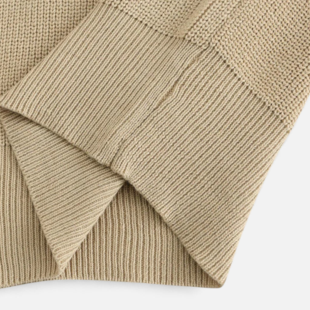 Solènne | Men’s Cotton Half-Zip Knit Sweater