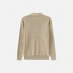 Solènne | Men’s Cotton Half-Zip Knit Sweater