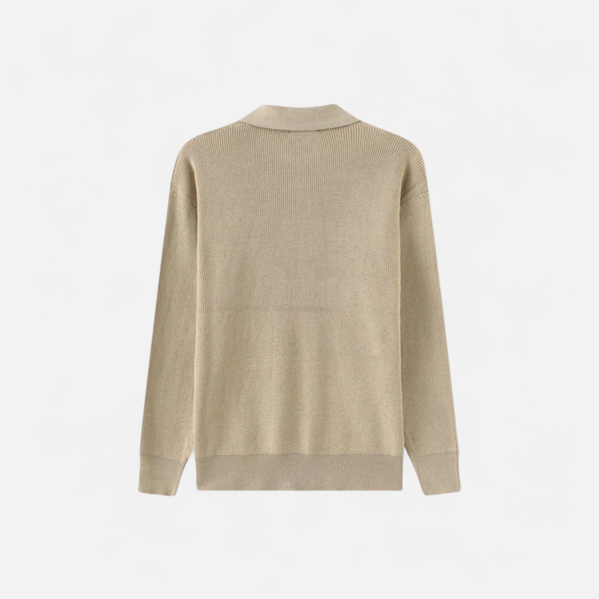 Solènne | Men’s Cotton Half-Zip Knit Sweater