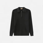 Solènne | Men’s Cotton Half-Zip Knit Sweater