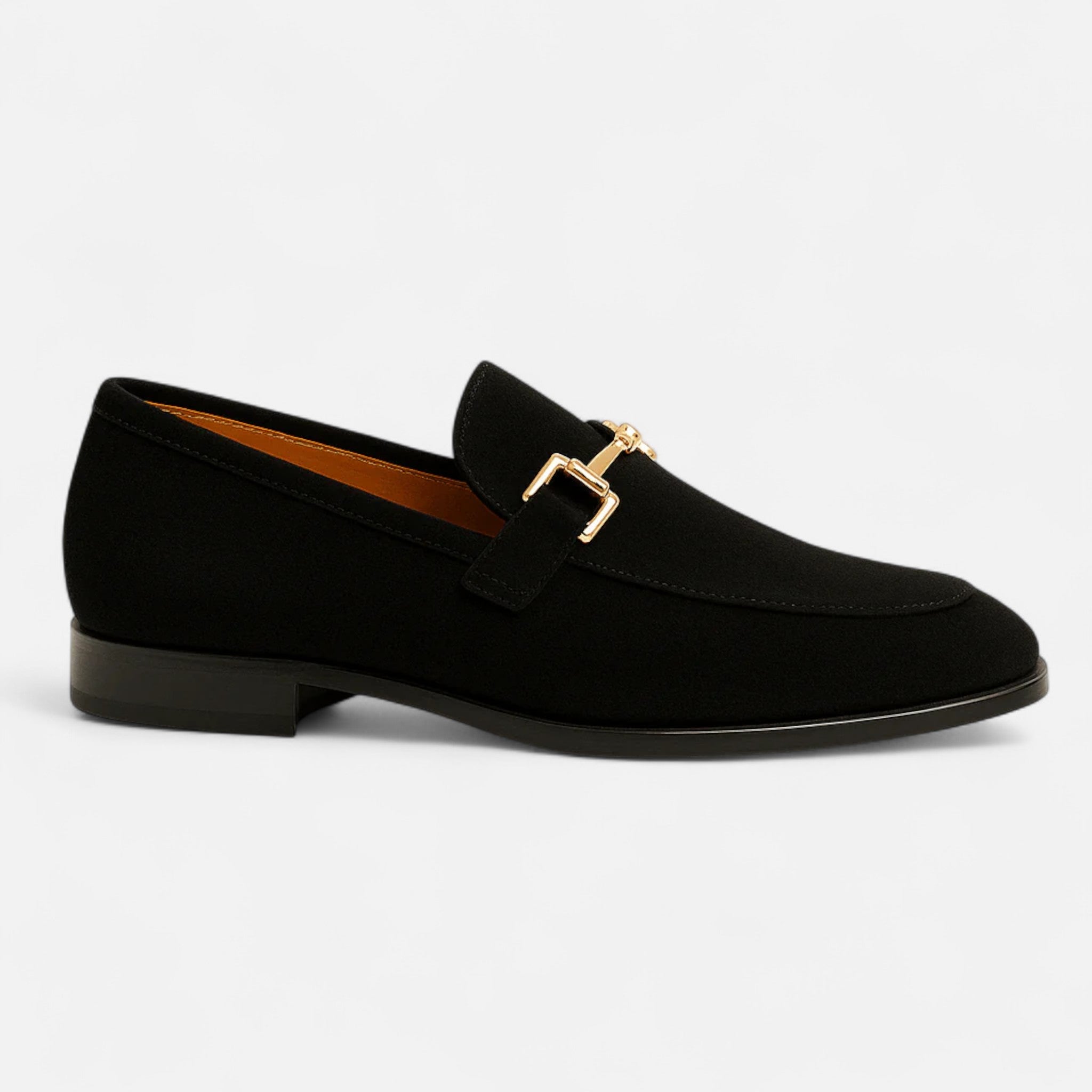 Solènne | Men’s Luxurious Suede Almond-Toe Loafers