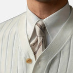 Solènne | Men’s Wool V-Neck Button-Front Cardigan