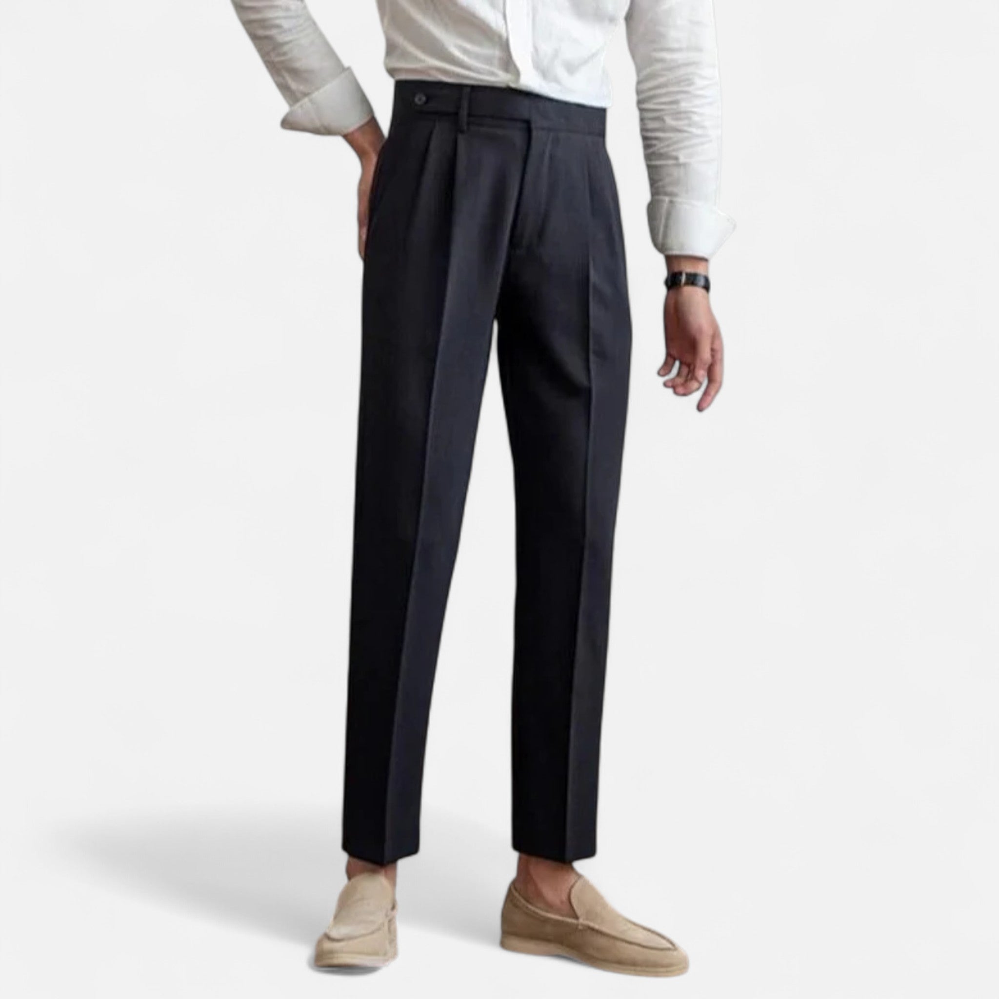 Solènne | Men’s Riviera Cut Tailored Trousers