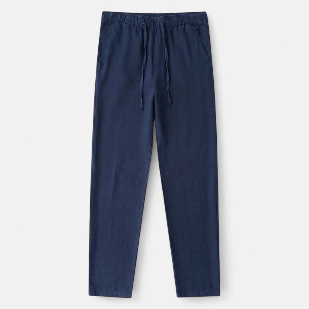 Solènne | Men’s Portofino Relaxed Linen Trousers