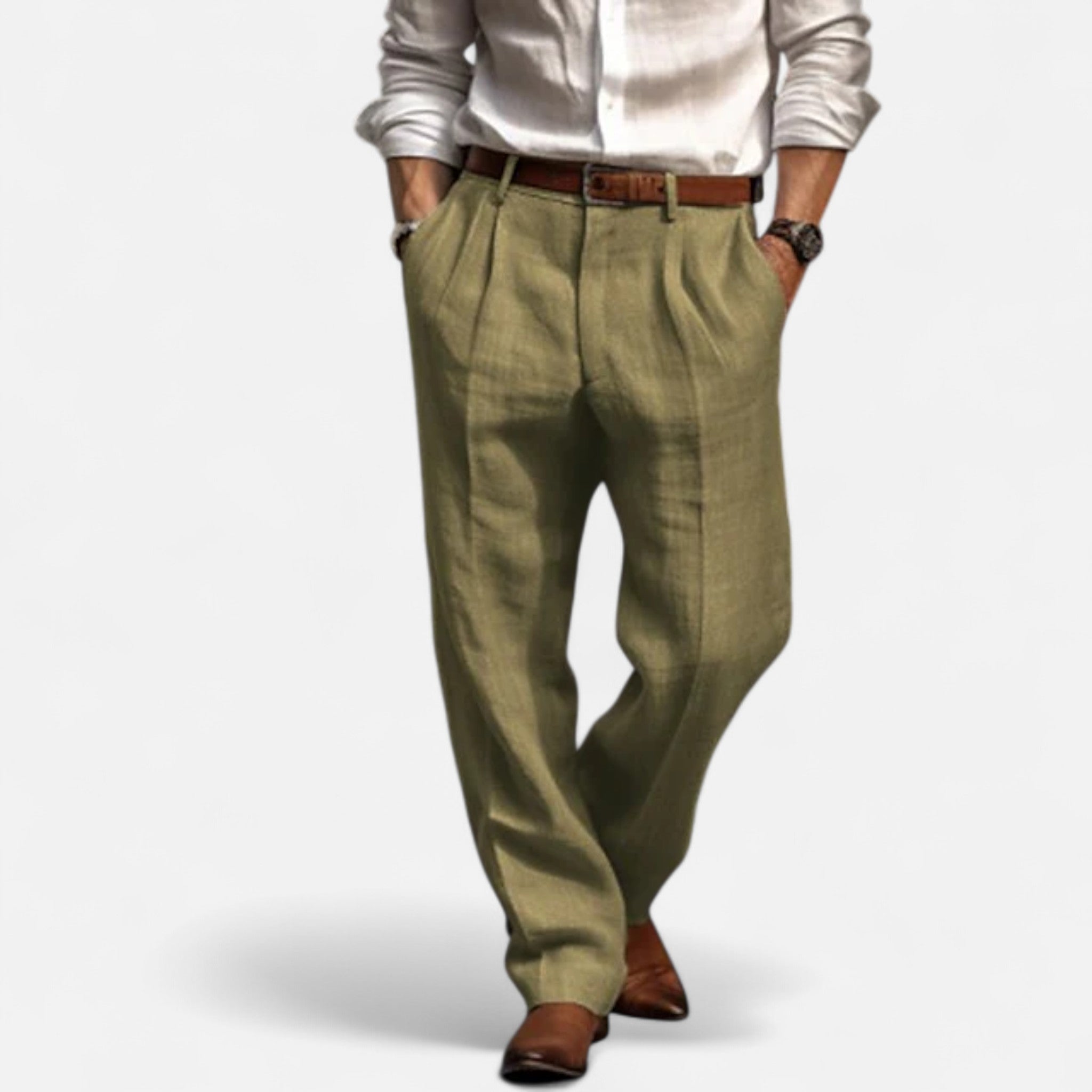 Solènne | Men’s Côte d’Azur Linen Pants