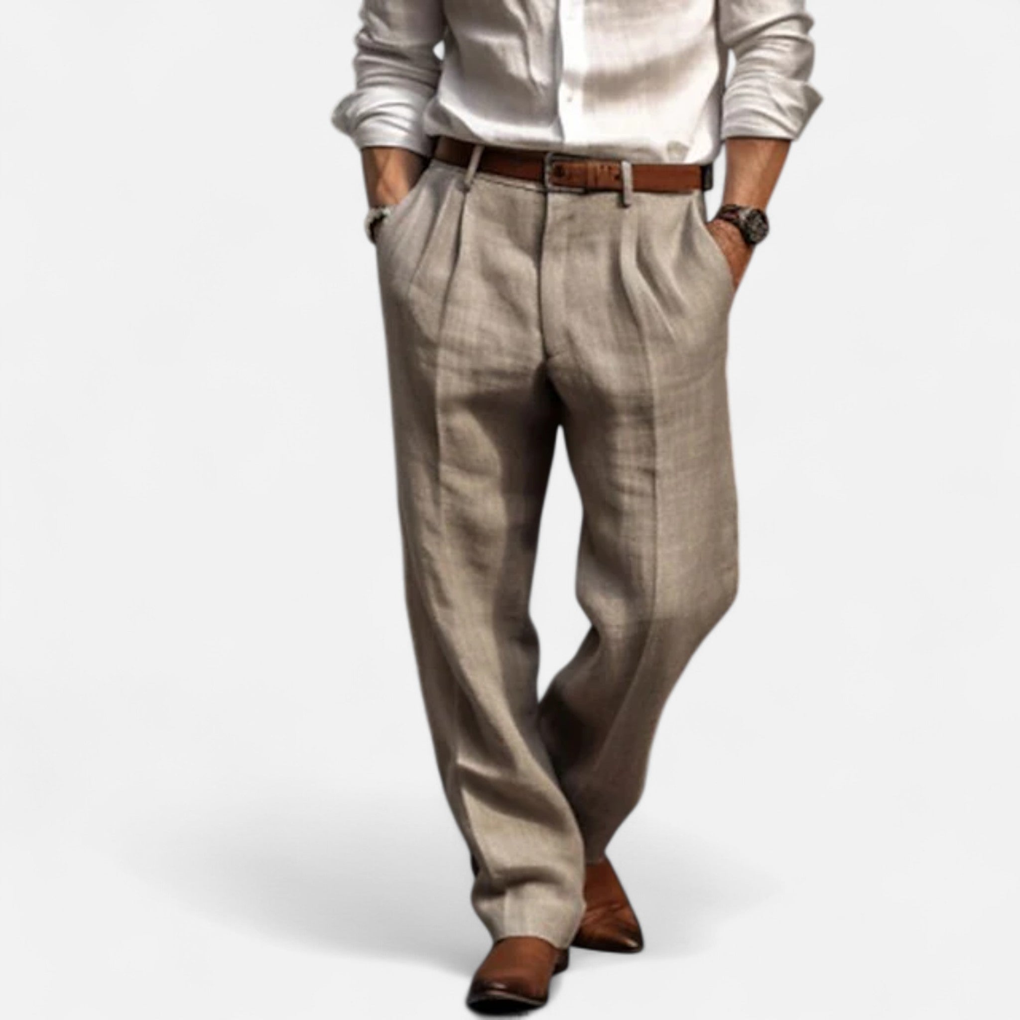 Solènne | Men’s Côte d’Azur Linen Pants