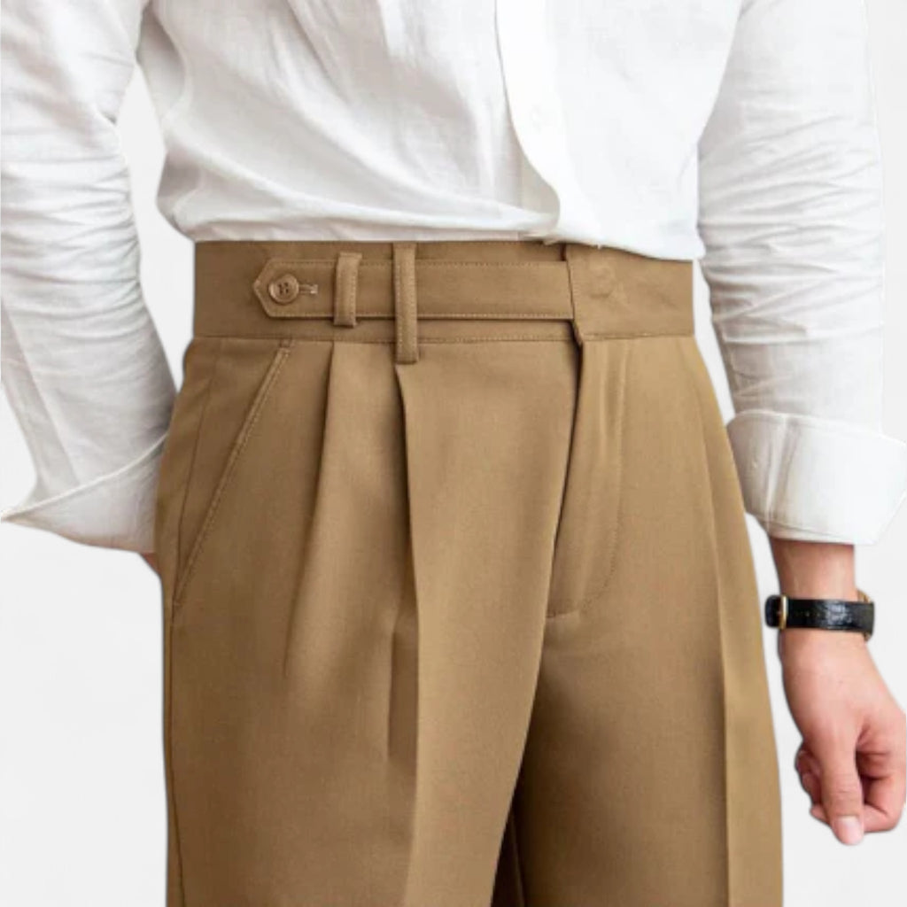 Solènne | Men’s Riviera Cut Tailored Trousers